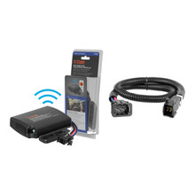 2024-2025 Audi Q8 e-tron With factory 7-way CURT Echo Under-Dash Trailer Brake Controller, Bluetooth® Smartphone for 1-4 Axles #51190
