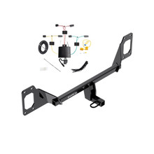 2022-2024 Honda Civic Sedan, Except Models w/Center ExhaustDraw-Tite Class 1 Trailer Hitch, 1-1/4 Inch Square Receiver Bundle w/ Plug-n-Play T-One Wiring Harness