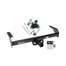 1995-1997 Nissan Pickup Draw-tite Class 3 Trailer Hitch, 2 Inch Square Receiver Bundle w/ Plug-n-Play T-One Wiring Harness