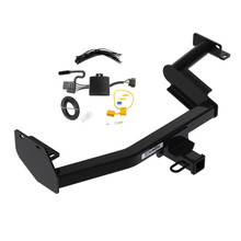 2020-2022 KIA Telluride Draw-tite Class 3 Trailer Hitch, 2 Inch Square Receiver Bundle w/ Plug-n-Play T-One Wiring Harness
