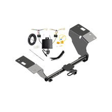 2019-2023 Lexus ES350 Except F Sport Draw-tite Class 2 Trailer Hitch, 1-1/4 Inch Square Receiver Bundle w/ Plug-n-Play T-One Wiring Harness