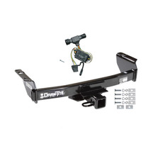 1994-1997 Mazda B4000 Draw-tite Class 3 Trailer Hitch, 2 Inch Square Receiver Bundle w/ Plug-n-Play T-One Wiring Harness
