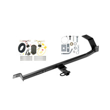 2012-2017 Mitsubishi Lancer Sedan, Except Evolution, Ralliart & w/Dual Exhaust Draw-tite Class 1 Trailer Hitch, 1-1/4 Inch Square Receiver Bundle w/ Plug-n-Play T-One Wiring Harness