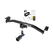 2016-2022 Lexus RX450h Draw-tite Hidden Hitch Completely Hidden Trailer Hitch 2 Inch Removable Receiver Bundle w/ Plug-n-Play T-One Wiring Harness
