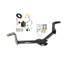 2013-2015 Honda Accord Sedan, Except w/LED Taillights Draw-tite Class 1 Trailer Hitch, 1-1/4 Inch Square Receiver Bundle w/ Plug-n-Play T-One Wiring Harness