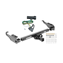 1980-1983 Ford F-100 Except w/Custom Fascia Draw-tite Class 4 Multi-Fit Trailer Hitch, 2 Inch Square Receiver Bundle w/ Plug-n-Play T-One Wiring Harness
