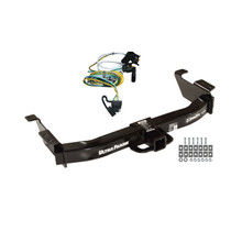 2000-2002 Ford E-350 Econoline Draw-tite Class 5 Trailer Hitch, 2 Inch Square Receiver Bundle w/ Plug-n-Play T-One Wiring Harness