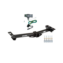 1988-2000 Chevrolet C3500 w/Aftermarket Roll Pan Draw-tite Class 3 Trailer Hitch, 2 Inch Square Receiver Bundle w/ Plug-n-Play T-One Wiring Harness