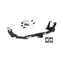 2005-2007 Dodge Grand Caravan w/Stow & Go Seats Draw-tite Class 3 Trailer Hitch, 2 Inch Square Receiver Bundle w/ Plug-n-Play T-One Wiring Harness
