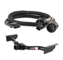 2003 - 2006 Cadillac Escalade ESV Curt 2", Class 3 Trailer Tow Hitch + 4-flat Wiring Kit 13422-1