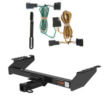 1968 - 1999 Dodge Ram 2500 Excluding roll pan bumper Curt 2", Class 4 Trailer Tow Hitch + 4-flat Wiring Kit 14001