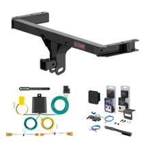 2013 - 2017 Audi Q5 Curt 2" Class 3 Trailer Tow Hitch + 5-Flat Wiring Kit Tow Boat/Utility Trailer with Surge Brakes 13612