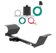 2017 - 2020 Chevrolet Sonic Sedan Curt 1-1/4", Class 1 Trailer Tow Hitch + 4-flat Wiring Kit 11240
