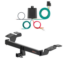 2024 - 2025 Lexus ES350 Excluding F Sport Curt 1-1/4", Class 1 Trailer Tow Hitch + 4-flat Wiring Kit 11576