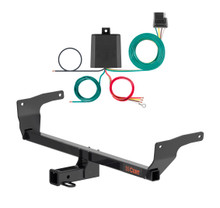 2022 - 2025 Lexus NX250 Curt 2", Class 3 Trailer Tow Hitch + 4-flat Wiring Kit 13615