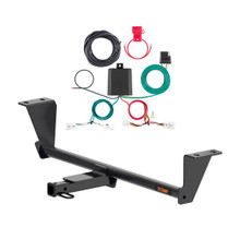 2020 - 2026 Nissan Sentra Excluding S Curt 1-1/4", Class 1 Trailer Tow Hitch + 4-flat Wiring Kit 11688