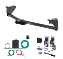 2022 - 2026 Kia Carnival, w/o LED Taillights Curt 2" Class 3 Trailer Tow Hitch + 5-Flat Wiring Kit Tow Boat/Utility Trailer with Surge Brakes 13478