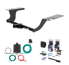 2014 - 2015 Kia Optima Curt 1-1/4" Class 1 Trailer Tow Hitch + 5-Flat Wiring Kit Tow Boat/Utility Trailer with Surge Brakes 11025