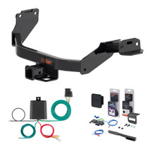 2021 - 2026 Kia Sorento Curt 2" Class 3 Trailer Tow Hitch + 5-Flat Wiring Kit Tow Boat/Utility Trailer with Surge Brakes 13609