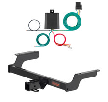 2024 - 2026 Subaru Crosstrek Wilderness Curt 2", Class 3 Trailer Tow Hitch + 4-flat Wiring Kit 13634