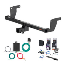 2025 - 2026 Toyota Crown Signia Curt 2" Class 3 Trailer Tow Hitch + 5-Flat Wiring Kit Tow Boat/Utility Trailer with Surge Brakes 13631