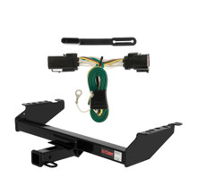 1998 - 1999 Ford F-250 Old body, excluding 10" drop bumper and 1973 - 1979 crew cab Curt 2", Class 3 Trailer Tow Hitch + 4-flat Wiring Kit 13310