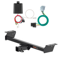 2020 - 2022 Lexus RX450h Excluding F Sport Curt 2", Class 3 Trailer Tow Hitch + 4-flat Wiring Kit 13515