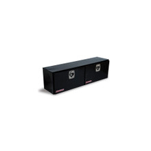 Weather Guard 364-5-02 Hi-Side Truck Tool Box, 7.9 ft³, 64.25"L x 13.25"W x 16"H, Aluminum Diamond Plate, Gloss Black