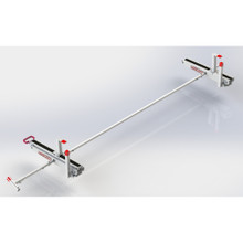 WEATHER GUARD 6.1 ft Drop Down Ladder Kit 2295-3-01, Aluminum Roof Rack, Mid/High Roof Van, 130.75" x 13" x 33.4"