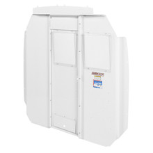Weather Guard 96311-3-01D Mid-Roof Van Bulkhead Window, 68.75" x 68.75" x 7.75", White Steel Powder Coat