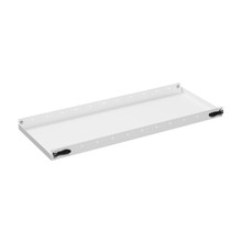 Weather Guard 36" x 16" x 2" Steel Accessory Shelf 9163-3-01, White Powder Coat Van Storage with Adjustable Dividers
