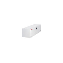 Weather Guard 9444-3-01 Wheel Well Cabinet, 42"W x 15"H x 14"D, White Steel Van Storage System