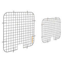 Weather Guard 88027 23.5" x 22.75" Black Steel Window Screen, 7 Gauge Hinged Side Door Van Security Screen