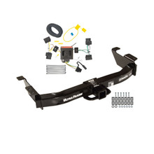 2009-2014 Ford E-250 Econoline Draw-tite Class 5 Trailer Hitch, 2 Inch Square Receiver Bundle w/ Plug-n-Play T-One Wiring Harness