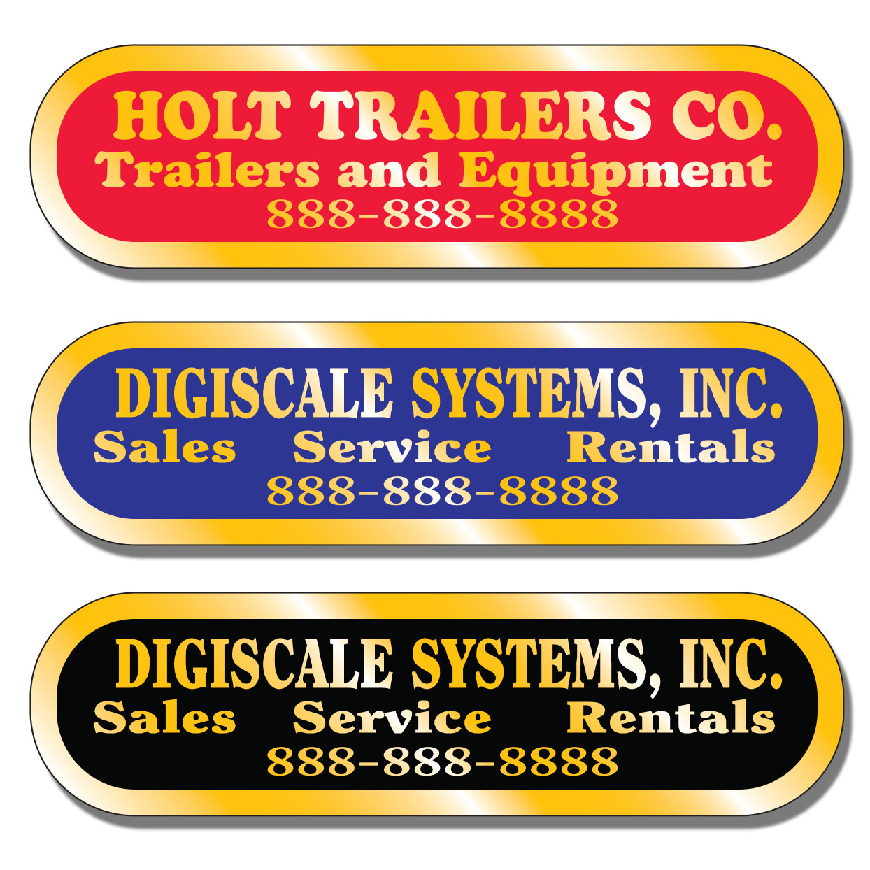 Service Stickers