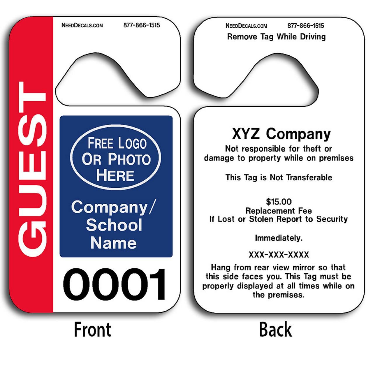 guest-parking-permits-50-3-10-to-2-500-0-42-free-numbering-backprinting for Free Printable Parking Permit Template Guest Parking Permits 50 @ $3.10 to 2,500 @ $0.42 Free Numbering & Backprinting for Free Printable Parking Permit Template