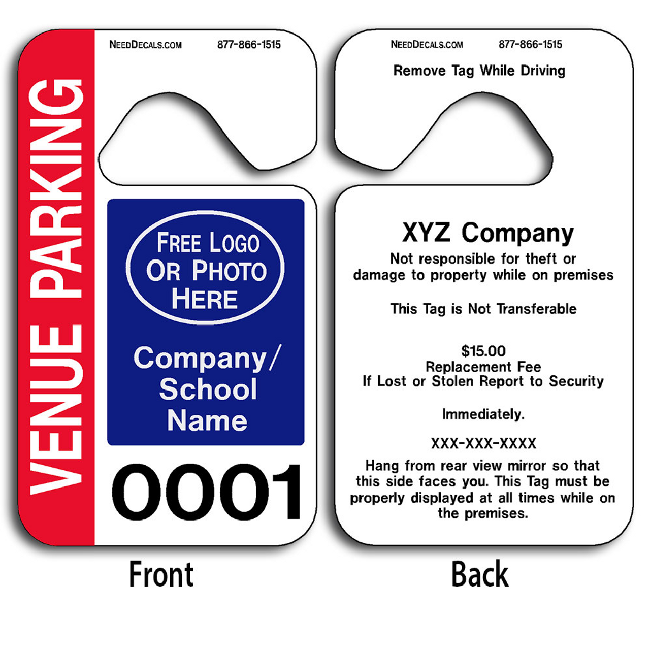 Hanging Parking Permit Templates 50 @ $3.10 to 2,500 @ $0.42 Free Numbering & Backprinting hanging-parking-permit-templates-50-3-10-to-2-500-0-42-free-numbering-backprinting