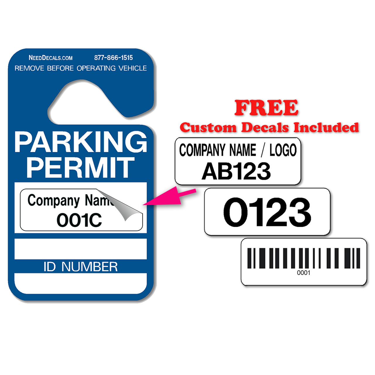 Parking Permit Hang Tags Colored Write In Hang Tags Parking Permit Hang Tags Colored Write In Hang Tags