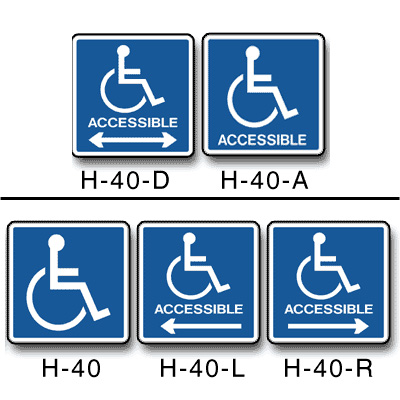 Handicap Symbol ADA Decals