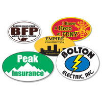 Ovals - Spot Color Custom Decals