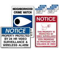 Video Surveillance Signs & Matching Decals Video Surveillance Signs & Matching Decals