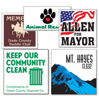 Square Cut - Spot Color Custom Decals