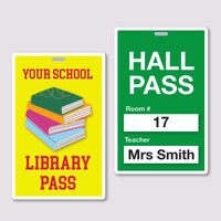 Custom Hall Passes for Schools