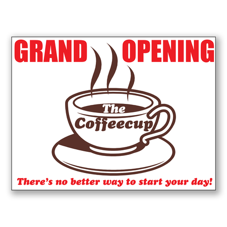 Custom Yard Signs 24" x 18" - 1 Color, 2 Sides