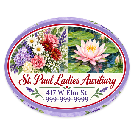 5-by-4-inch Euro-style oval full-color custom outdoor vinyl decal