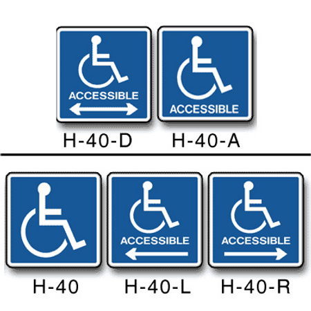 Handicap Symbol Decals