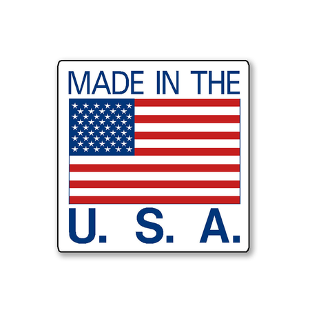Made In USA Sticker - Rolls of 500
