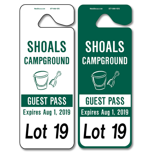 Student Pick Up Tags allow endless design possibilities and project a professional image. Available in over 30 Stock Ink Colors or unlimited custom colors. These durable Parking Hang Tags are printed on heavy duty .035 inch material to give you the strongest parking permit available. Order today and get Free Setup, Free Numbering and Free Logo.