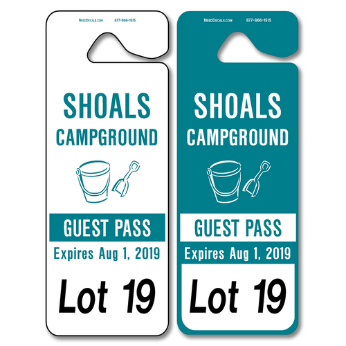 Custom Car Rider and Parent Pick Up Tags allow endless design possibilities and project a professional image. Available in over 30 Stock Ink Colors or unlimited custom colors. These durable Parking Hang Tags are printed on heavy duty .035 inch material to give you the strongest parking permit available. Order today and get Free Setup, Free Numbering and Free Logo.