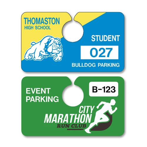 #3646 - Hidden Horizontal Parking Permit Tags